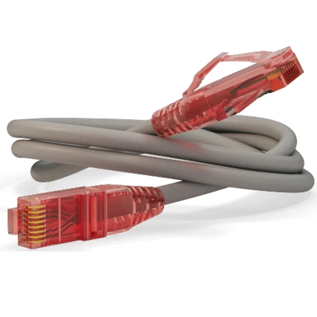Патч-корд Hyperline PC-LPM-UTP-RJ45-RJ45-C5e-2M-LSZH-GY