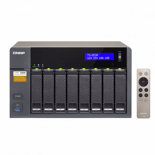 Дисковая системы хранения данных СХД Qnap NAS Original TS-853A-4G (Tower)