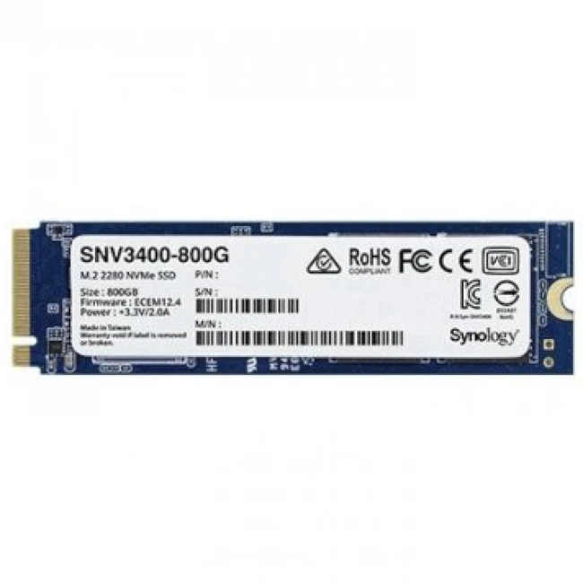 Серверный жесткий диск Synology 800 ГБ SNV3400-800G M.2, 800 ГБ, NVMe