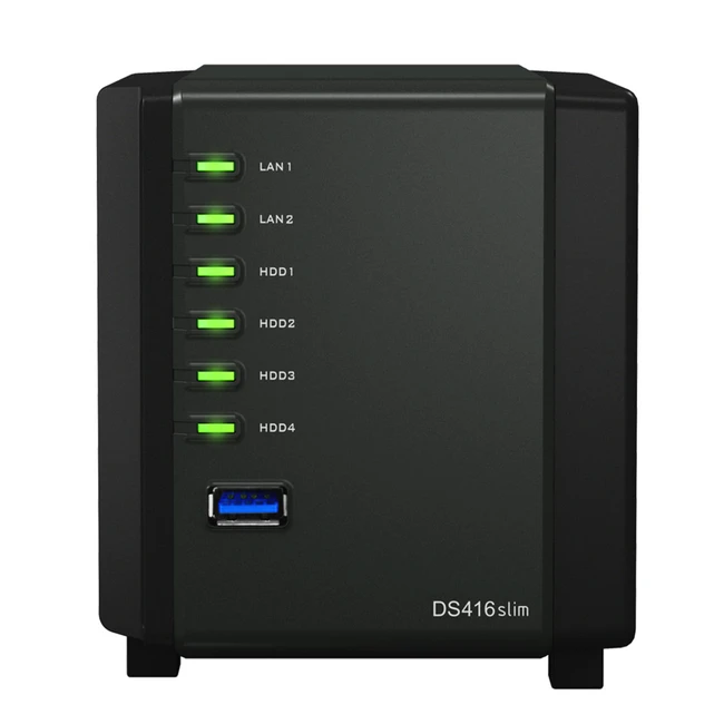 Дисковая системы хранения данных СХД Synology DS416slim (Tower)
