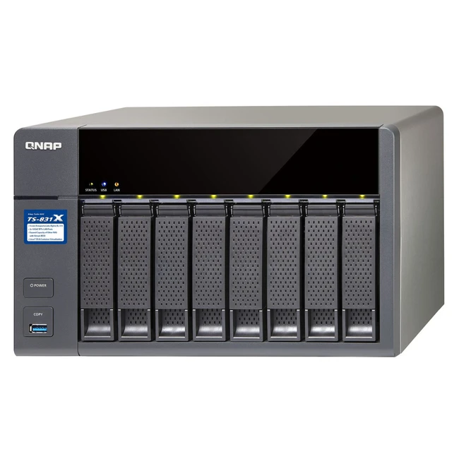 Дисковая системы хранения данных СХД Qnap TS-831X-8G (Tower)