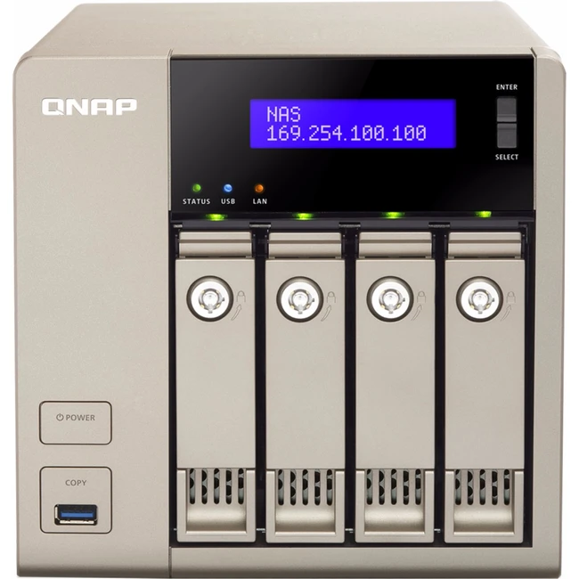 Дисковая системы хранения данных СХД Qnap TVS-463-4G NAS (Tower)
