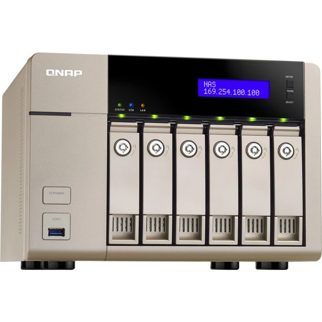 Дисковая системы хранения данных СХД Qnap TVS-663-4G (Tower)