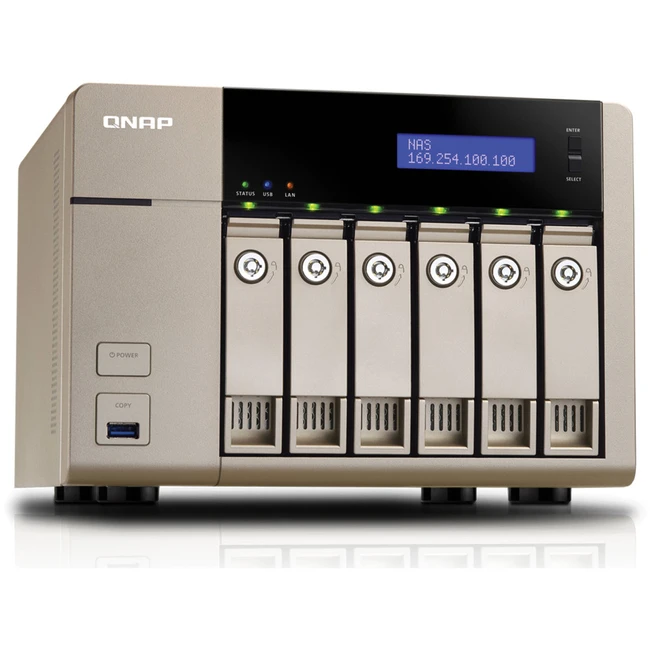 Дисковая системы хранения данных СХД Qnap TVS-663-8G (Tower)