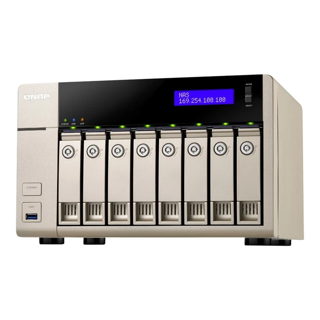 Дисковая системы хранения данных СХД Qnap TVS-863-8G NAS (Tower)
