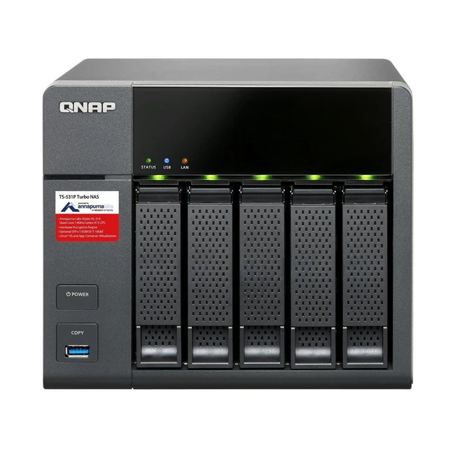Дисковая системы хранения данных СХД Qnap TS-563-2G (Tower)