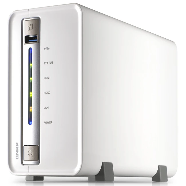 Дисковая системы хранения данных СХД Qnap Сетевой RAID-накопитель, 2 отсека для HDD, HDMI-порт. Intel Celeron J1800 2,41 ГГц. TS-251C (Tower)