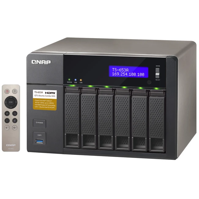 Дисковая системы хранения данных СХД Qnap TS-653A-4G (Tower)