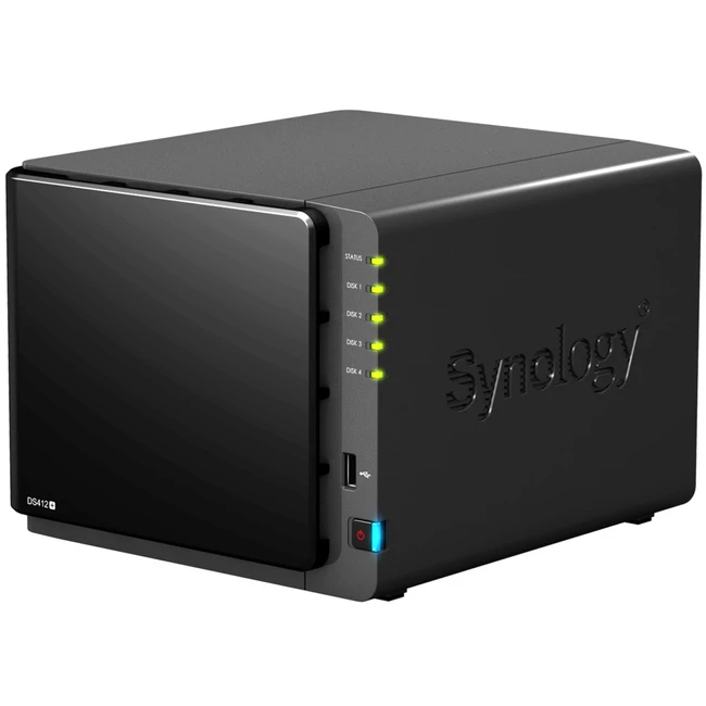 Дисковая системы хранения данных СХД Synology NAS-сервер Synology DS412+ 4xHDD (Tower)