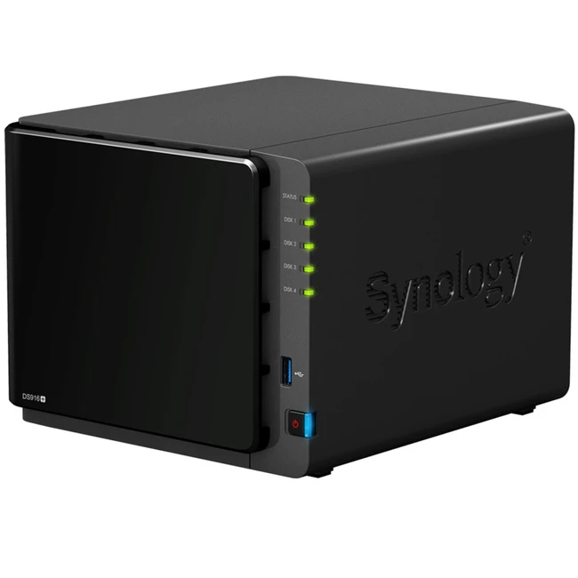 Дисковая системы хранения данных СХД Synology NAS-сервер DS916+(8GB) 4xHDD (Tower)