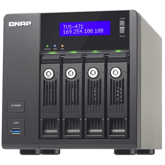 Дисковая системы хранения данных СХД Qnap TVS-471-i3-4G (Tower)
