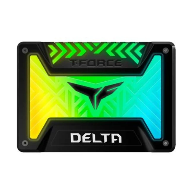 Внутренний накопитель Team Group T-FORCE DELTA RGB T253TR250G3C313 (SSD (твердотельные), 250 ГБ, 2.5 дюйма, SATA)