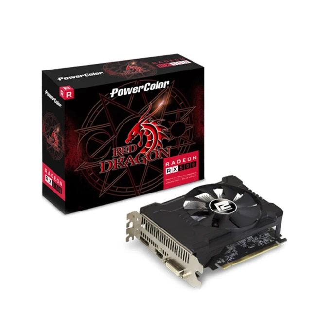 Видеокарта PowerColor Red Dragon Radeon RX 550 OC V3 AXRX 550 2GBD5-DHA/OC (2 ГБ)