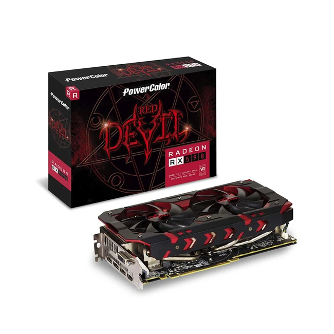 Видеокарта PowerColor Red Devil Radeon RX 590 AXRX 590 8GBD5-3DH/OC (8 ГБ)