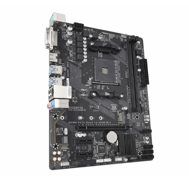 Материнская плата Gigabyte GA-A320M-H V1.1 (Micro-ATX, AMD AM4)