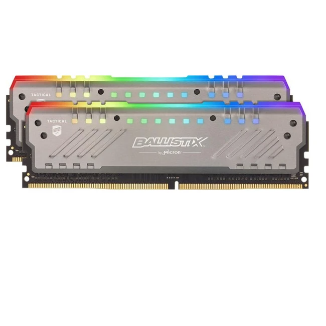 ОЗУ Crucial Ballistix Tactical Tracer RGB 16GB Kit (2 x 8GB) BLT2K8G4D30BET4K DIMM, DDR4, 16 Гб (2 х 8 Гб), 3000 МГц