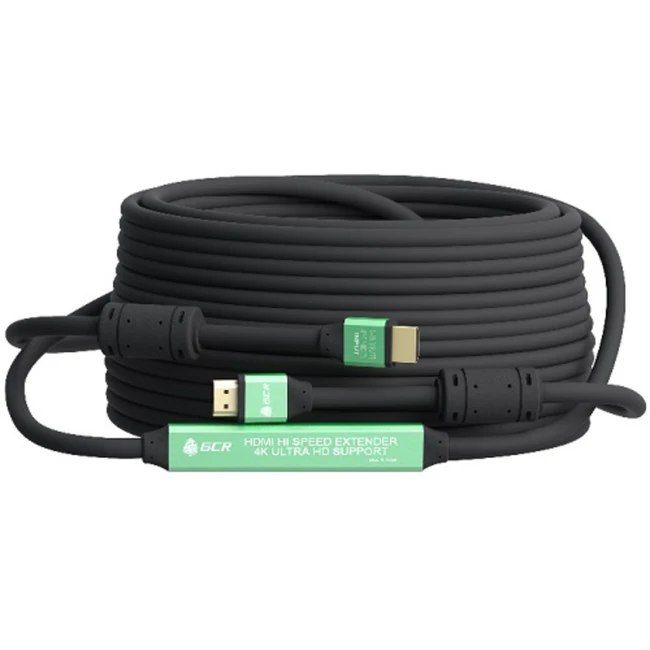 Кабель интерфейсный Greenconnect GCR-HMa 20m (10m+10m) GCR-50750 (HDMI - HDMI)