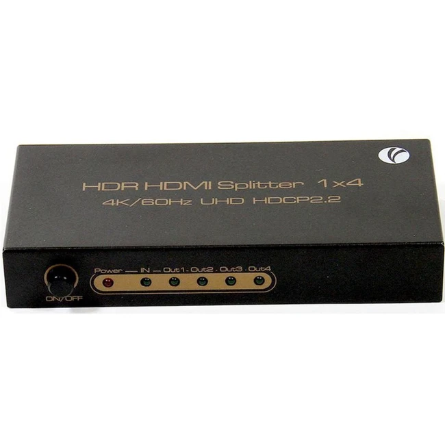 Аксессуар для ПК и Ноутбука VCOM Разветвитель HDMI 1X4 DD424 VCOM