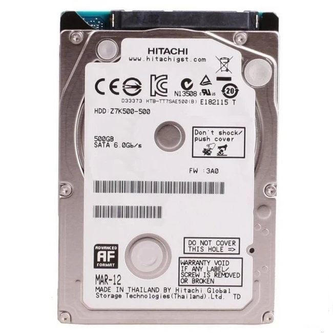 Внутренний накопитель HGST Travelstar Z5K500 0J38065 (HDD (классические), 500 ГБ, 2.5 дюйма, SATA)