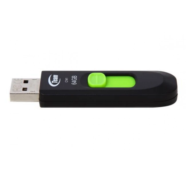USB флешка (Flash) Team Group C141 64GB Green TC14164GG01 (64 ГБ)