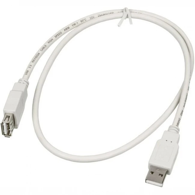 Кабель интерфейсный Buro USB2.0-AM-AF-0,75M USB Type A (output) - USB Type A (input)