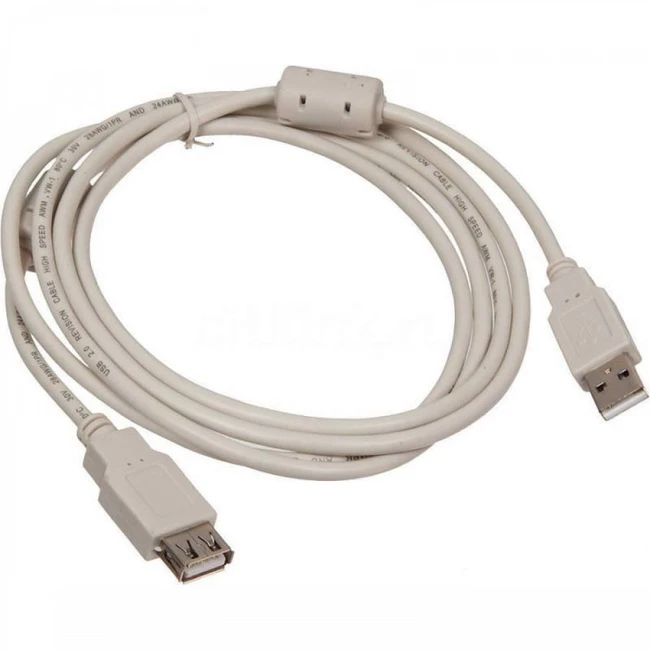 Кабель интерфейсный Buro USB2.0-AM-AF-1.8M-MG USB Type A (output) - USB Type A (input)