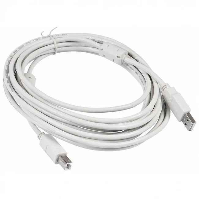 Кабель интерфейсный Buro USB2.0-AM/BM-5M-MG USB Type A - USB Type B
