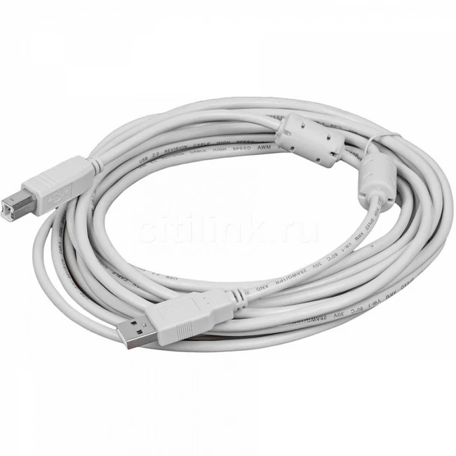 Кабель интерфейсный Buro USB2.0-AM/BM USB Type A - USB Type B