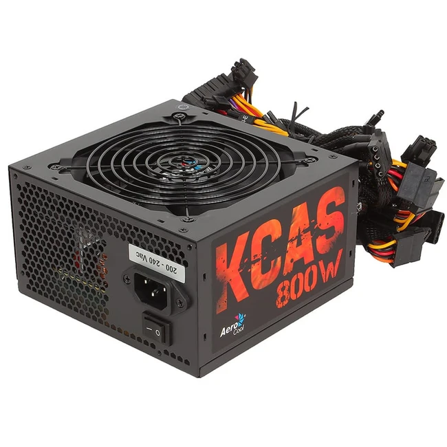 Блок питания Aerocool ATX 800W KCAS PLUS 800 80+ bronze KCAS-800W PLUS (800 Вт)