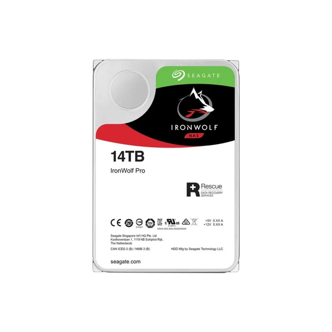 Внутренний накопитель Seagate IronWolf ST14000NE0008 (HDD (классические), 14 ТБ, 3.5 дюйма, SATA)