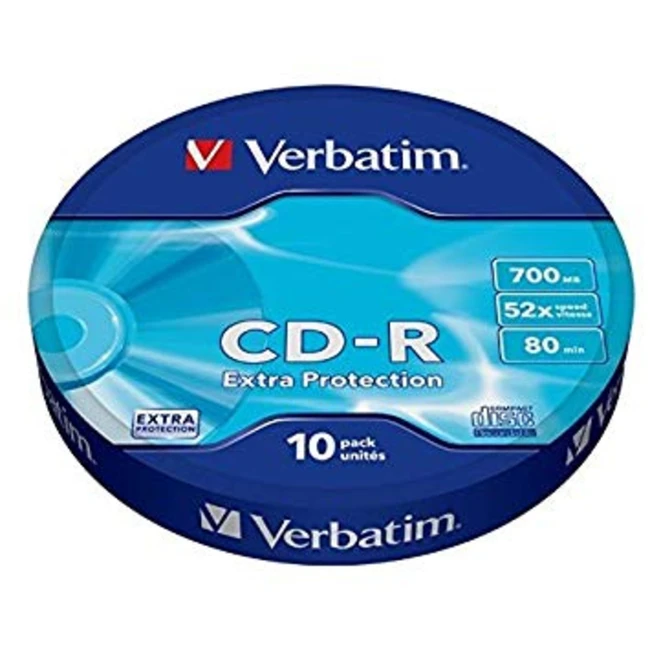 Verbatim Диск CD-R 700Mb 52x bulk (10шт) 43725