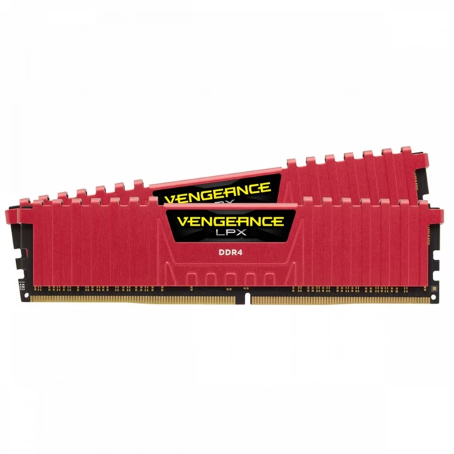 ОЗУ Corsair VENGEANCE® LPX CMK32GX4M2B3200C16R DIMM, DDR4, 32 Гб (2 х 16 Гб), 3200 МГц