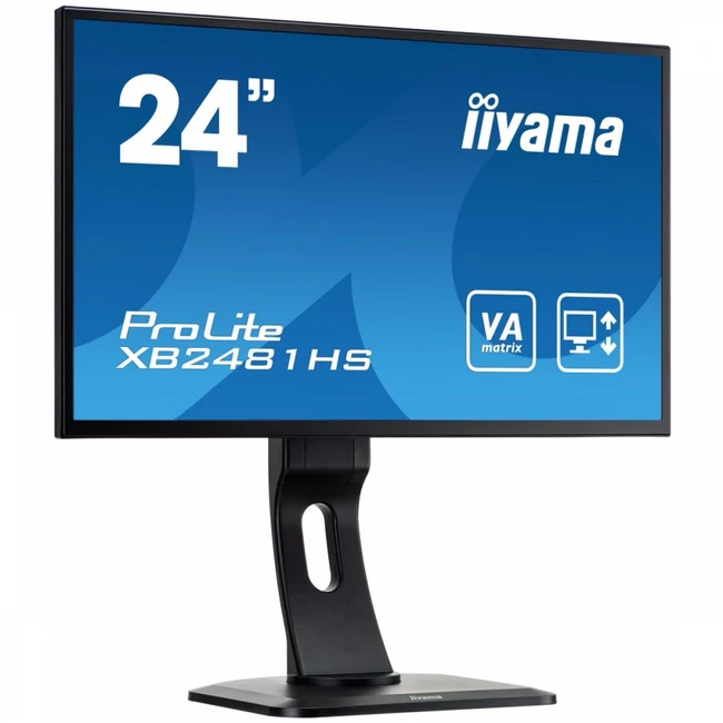 Монитор IIYAMA XB2481HS XB2481HS-B1 23.6 ", VA, Full HD 1920x1080 (16:9), 75 Гц