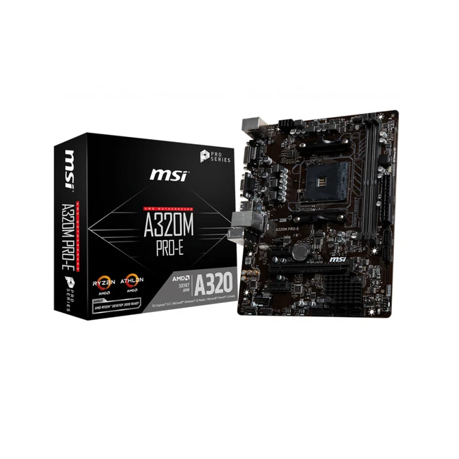 Материнская плата MSI A320M PRO-E (Micro-ATX, AMD AM4)