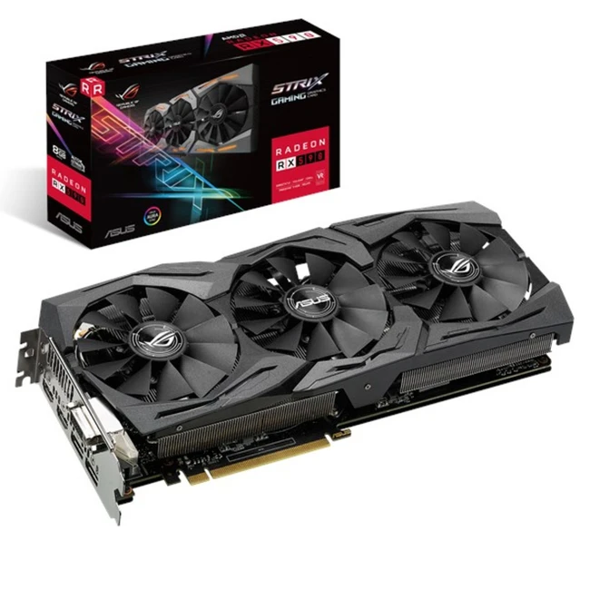 Видеокарта Asus ROG STRIX RX590 8G GAMING ROG-STRIX-RX590-8G-GAMING (8 ГБ)