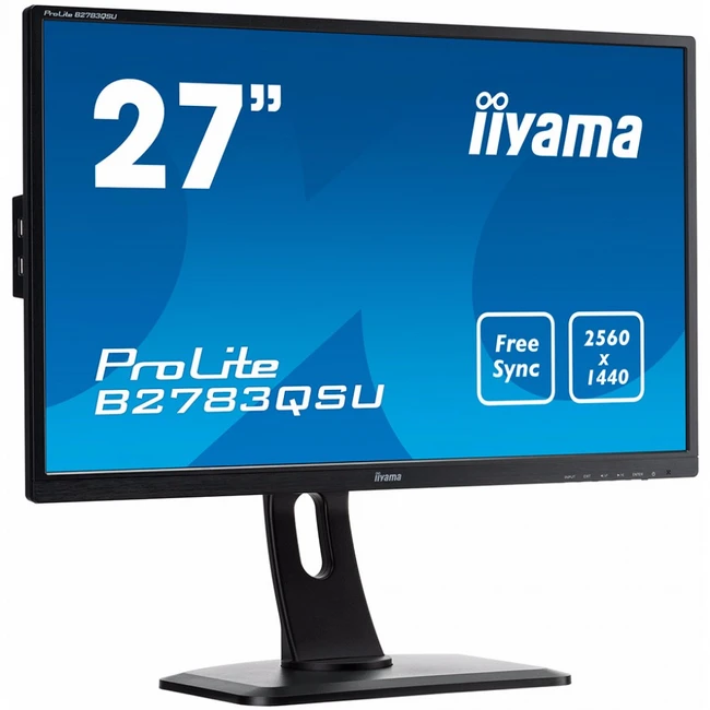 Монитор IIYAMA B2783QSU-B1 27 ", TN, Quad HD 2560x1440 (16:9), 70 Гц