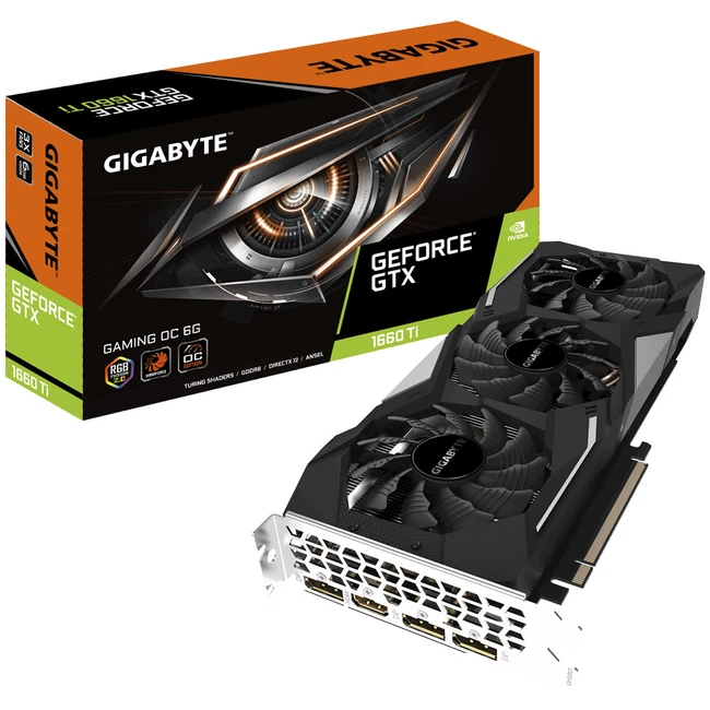 Видеокарта Gigabyte GeForce GTX 1660Ti GV-N166TGAMING OC-6GD 6 ГБ