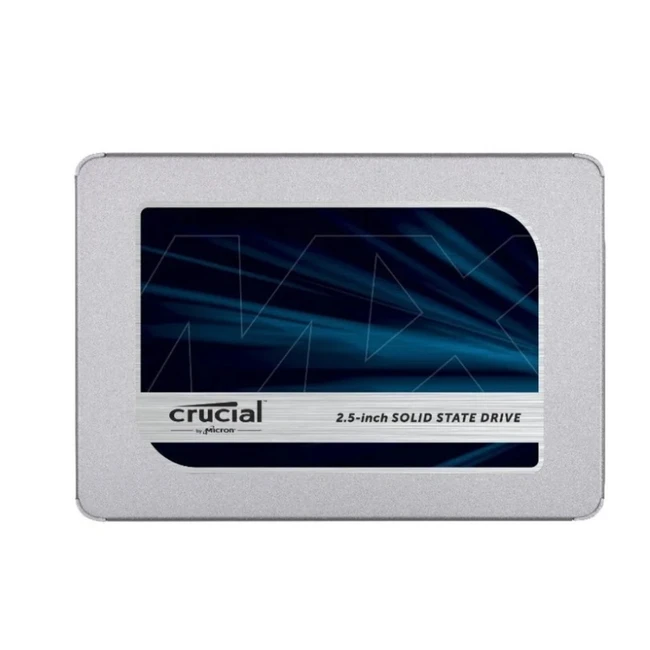 Внутренний жесткий диск Crucial MX500 Client SSD CT500MX500SSD1 (SSD (твердотельные), 500 ГБ, 2.5 дюйма, SATA)