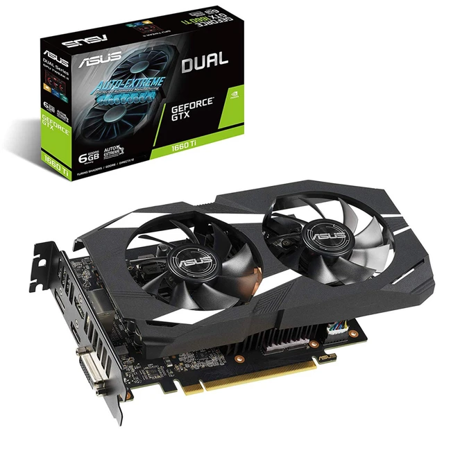 Видеокарта Asus GeForce GTX 1660 Ti 6GB 90YV0CT3-M0NA00 (6 ГБ)