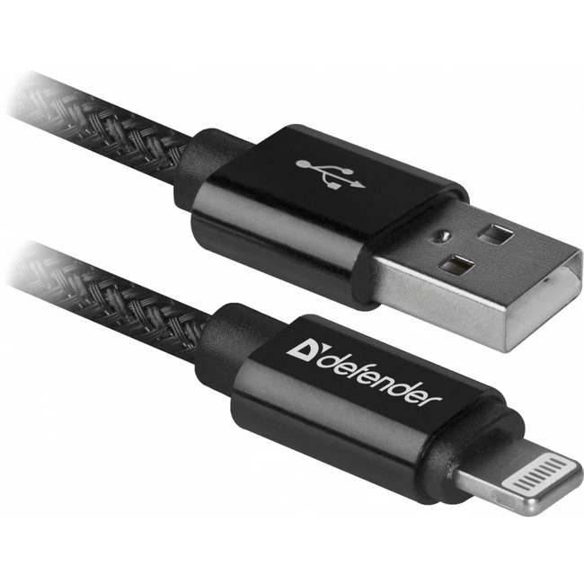 Кабель интерфейсный Defender ACH01-03T 87808 USB Type A - Lightning (8pin)