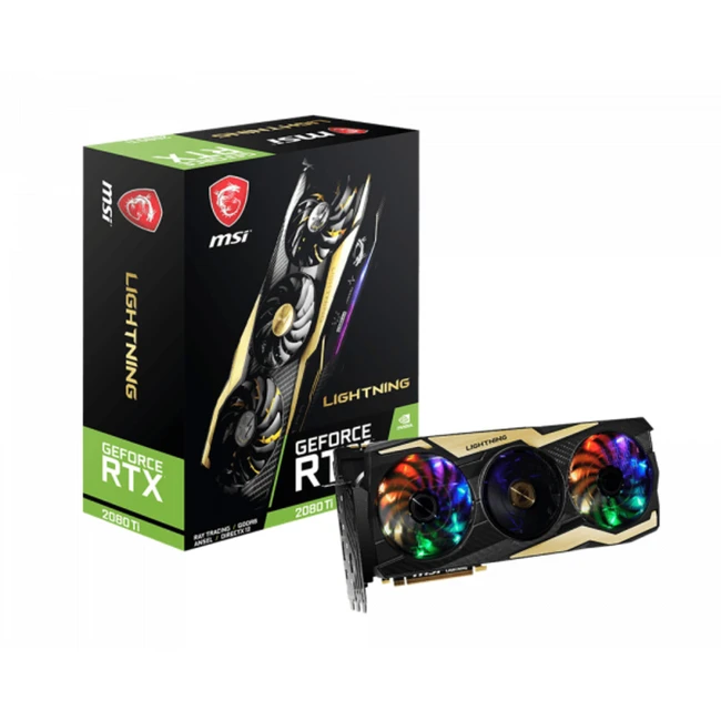 Видеокарта MSI RTX 2080 Ti LIGHTNING Z RTX 2080 TI LIGHTNING Z 11 ГБ