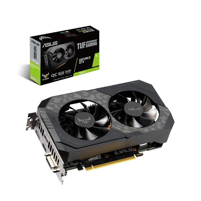 Видеокарта Asus TUF Gaming GeForce GTX 1660Ti Overclocked 6GB 90YV0CT5-M0NA00 (6 ГБ)