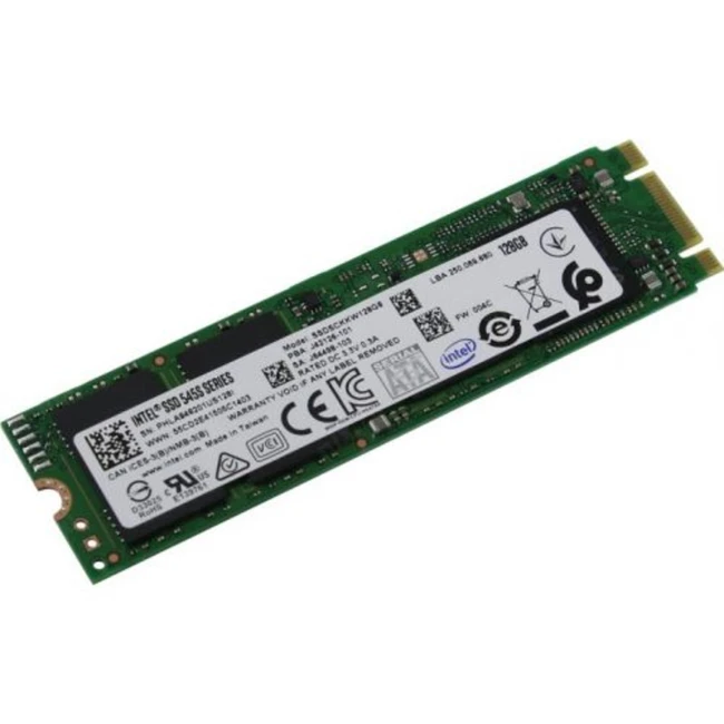 Внутренний накопитель Intel Накопитель SSD Intel SATA III 128Gb SSDSCKKW128G8XT (SSD (твердотельные), 128 ГБ, 2.5 дюйма, SATA)