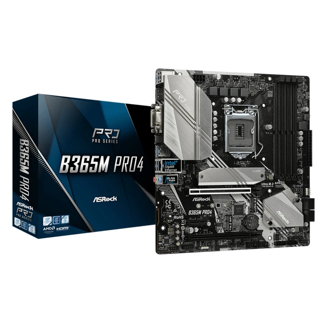 Материнская плата ASRock B365M PRO4 (Micro-ATX, LGA 1151)