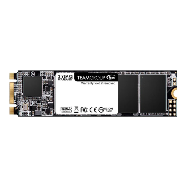Внутренний жесткий диск Team Group SSD жесткий диск M.2 2280 256GB TM8PS7256G0C101 (SSD (твердотельные), 256 ГБ, M.2, SATA)