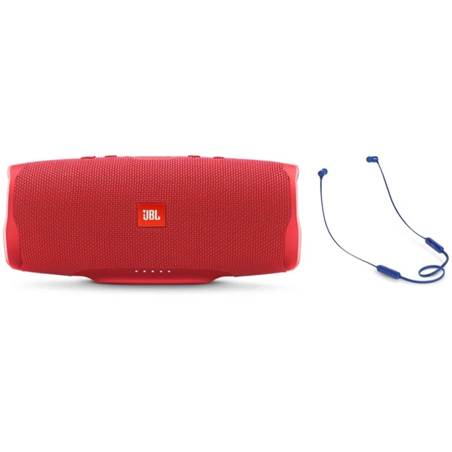 Портативная колонка JBL T110BT Charge 4 JBLCHARGE4RED+T110BTBLU (Красный)