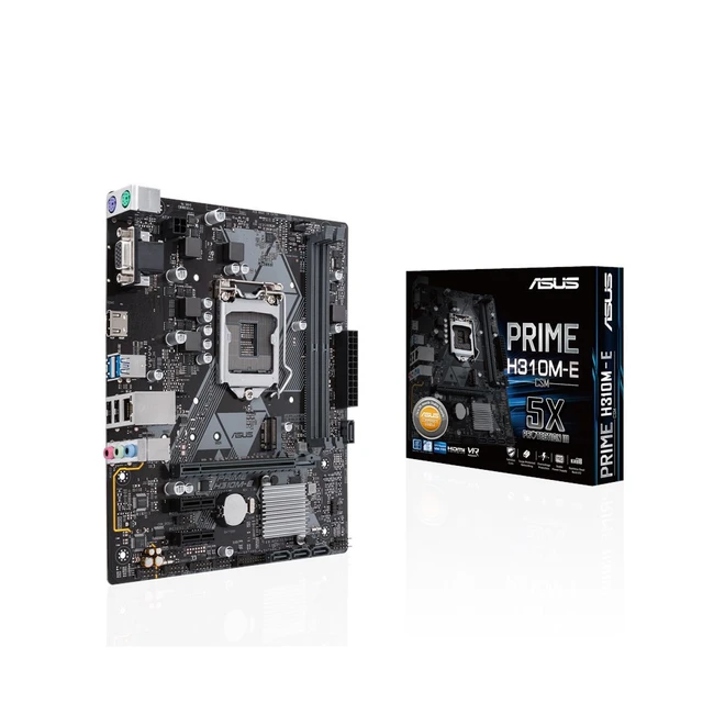 Материнская плата Asus PRIME H310M-E/CSM 90MB0X90-M0EAYC (Micro-ATX, LGA 1151)