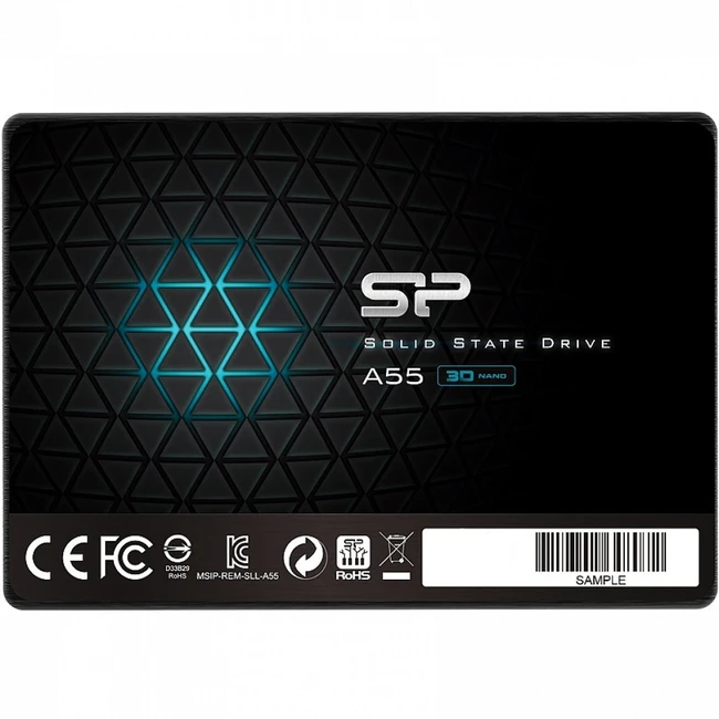 Жесткий диск Silicon Power Ace A55 SP512GBSS3A55S25 SSD (твердотельные), 512 ГБ, 2.5 дюйма, SATA