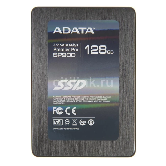 Внутренний жесткий диск A-Data ASP900S3 ASP900S3-128GM-C (SSD (твердотельные), 128 ГБ, 2.5 дюйма, SATA)
