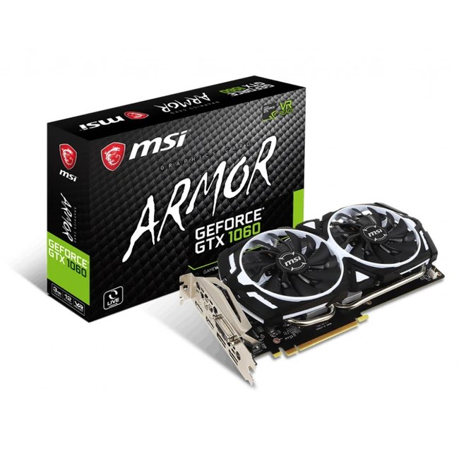 Видеокарта MSI GeForce GTX 1060 ARMOR V1 GTX 1060 ARMOR 3G V1 3 ГБ